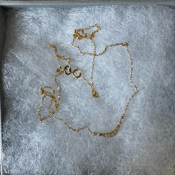 Jennie Kwon Designs Baguette Wave Necklace - Picture 6 of 8